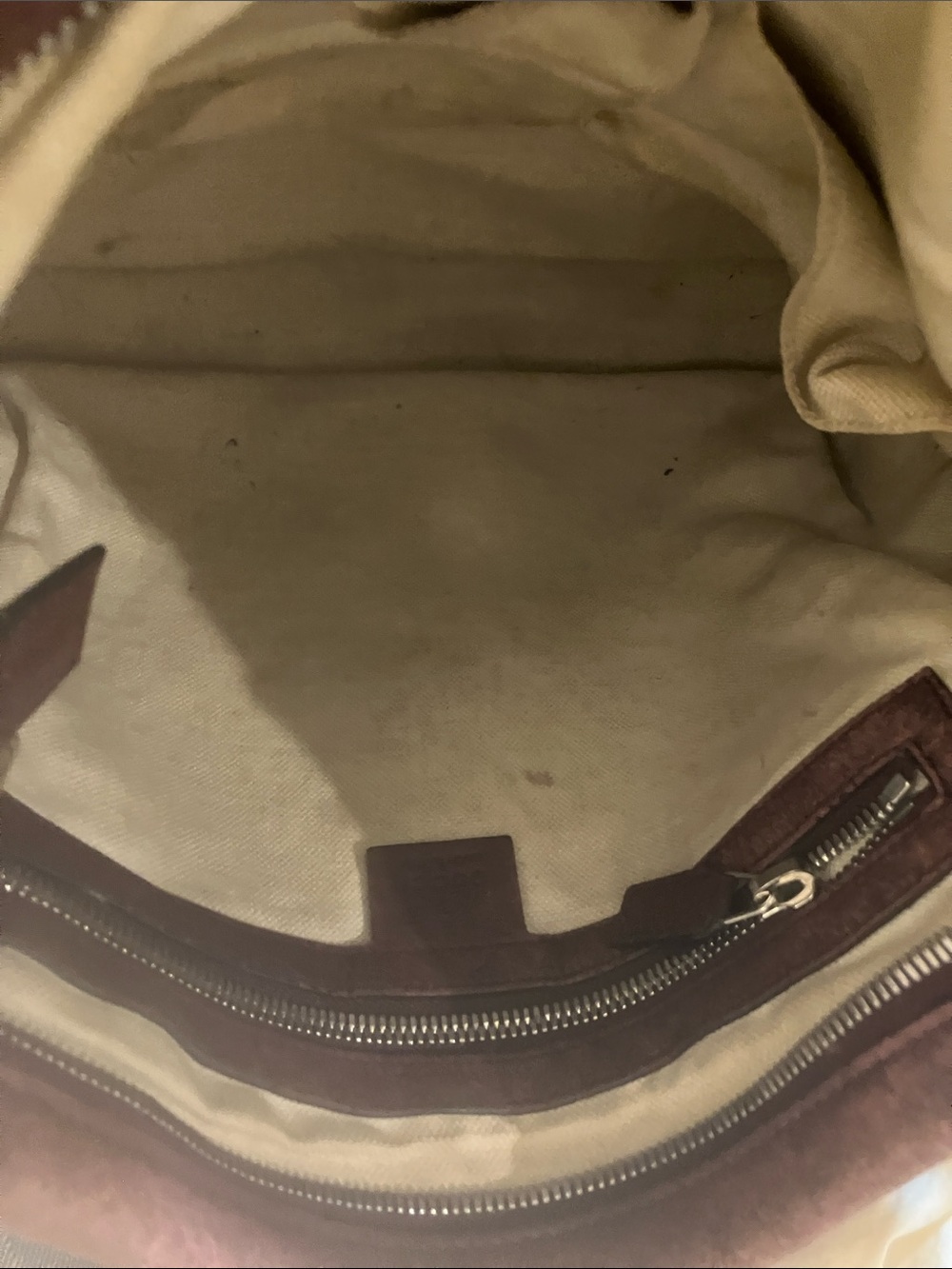 Gucci Soho Interlocking GG Crossbody Bag Wine Bordeaux Leather - Picture 13 of 14